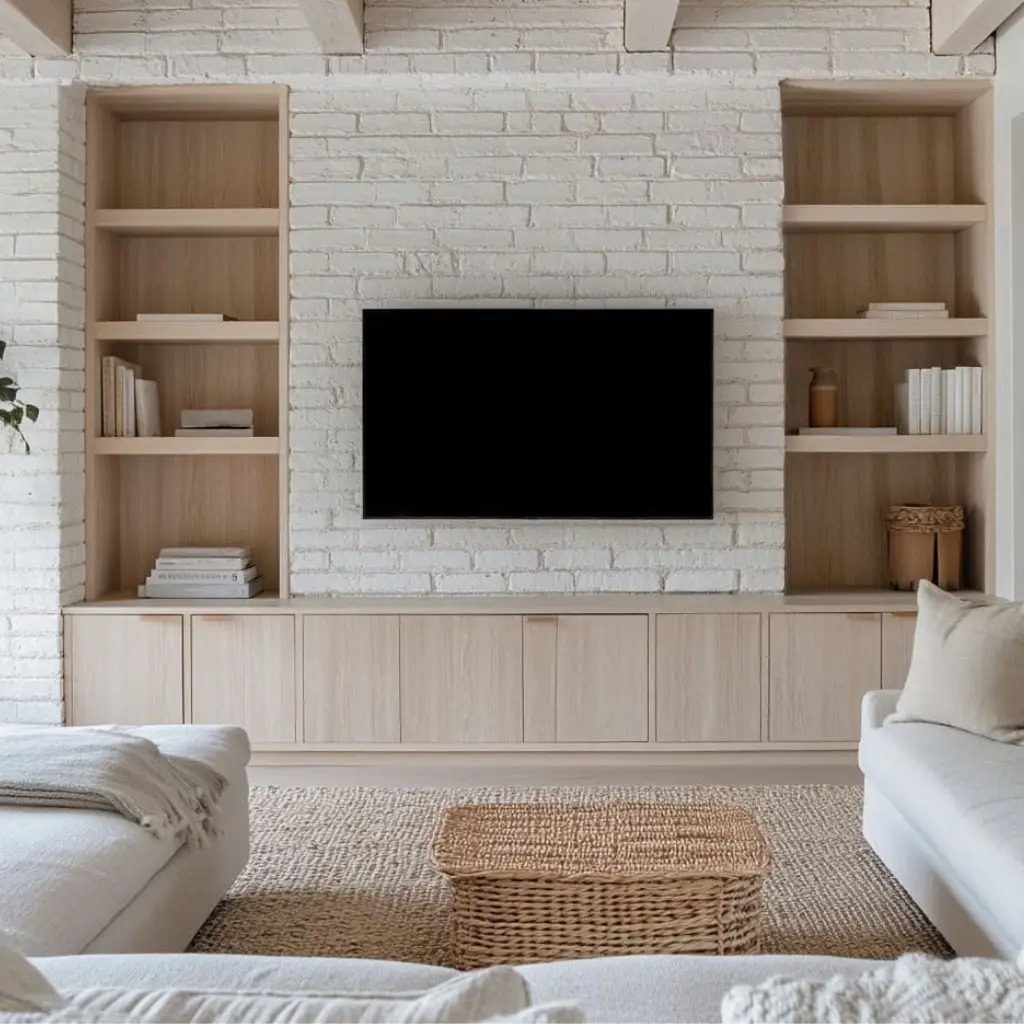 Brick Wall media wall design
