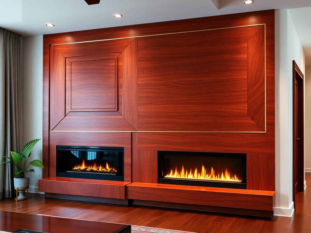 Art deco media wall example 4