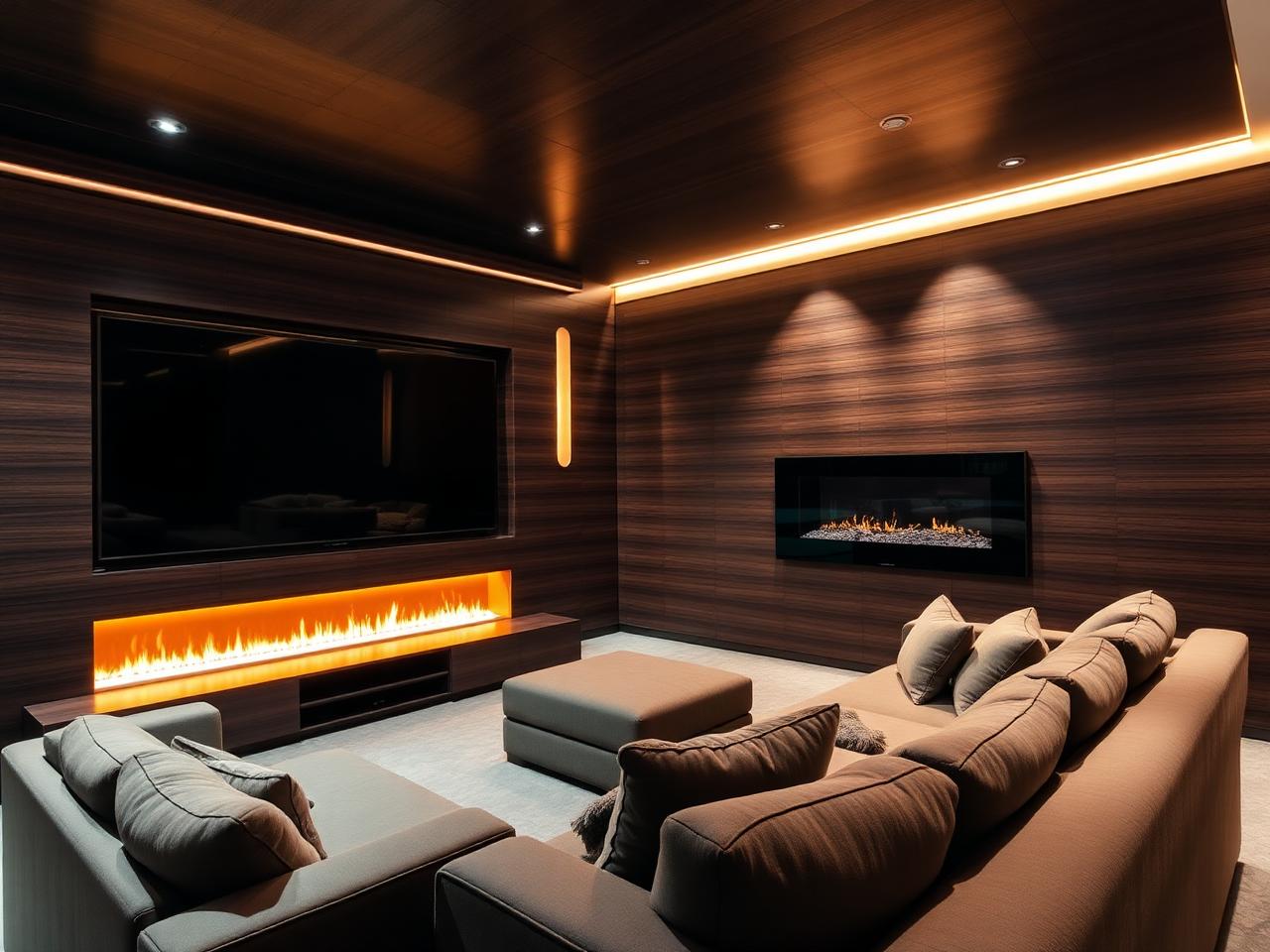 Cinema media wall example 2