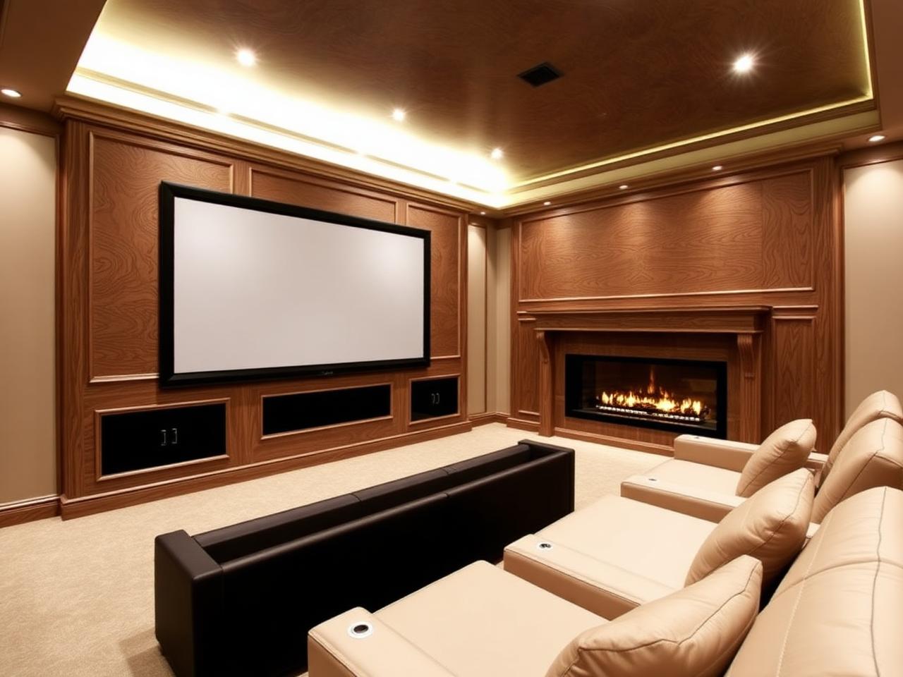 Cinema media wall example 6