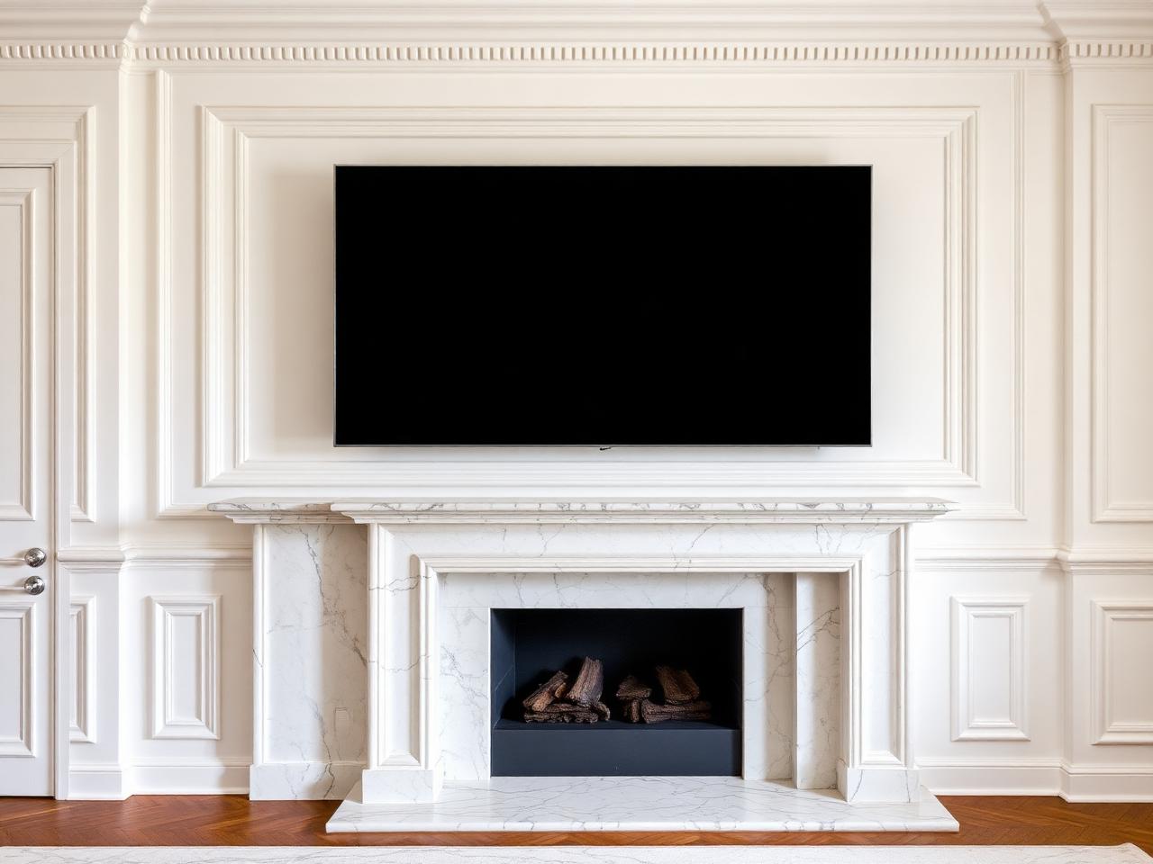 Classic trim media wall example 3