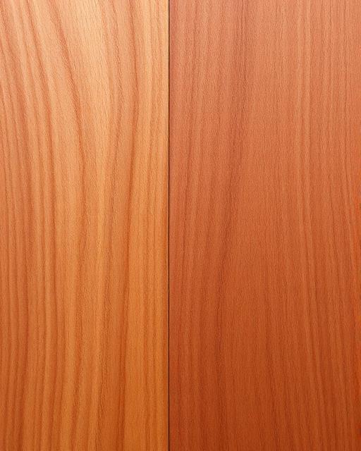 Red Oak art deco wall finish