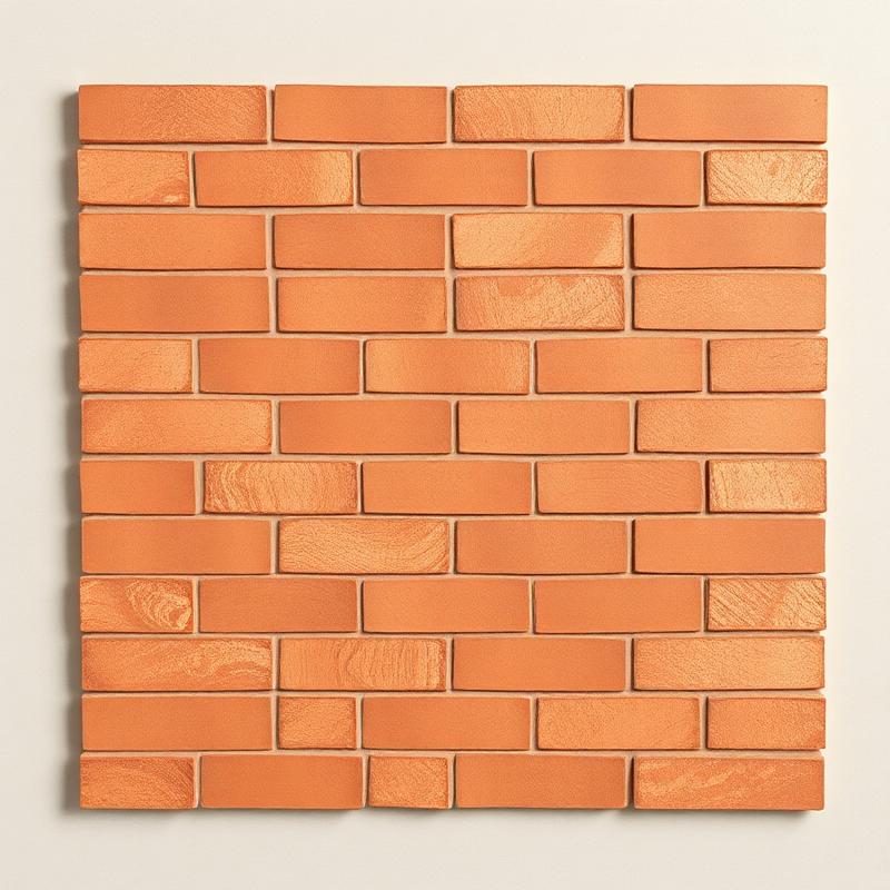Coppertone brick wall finish