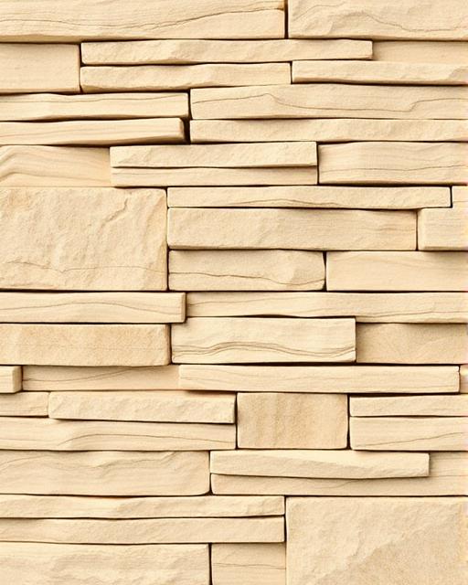 Desert Buff stone ledger wall finish