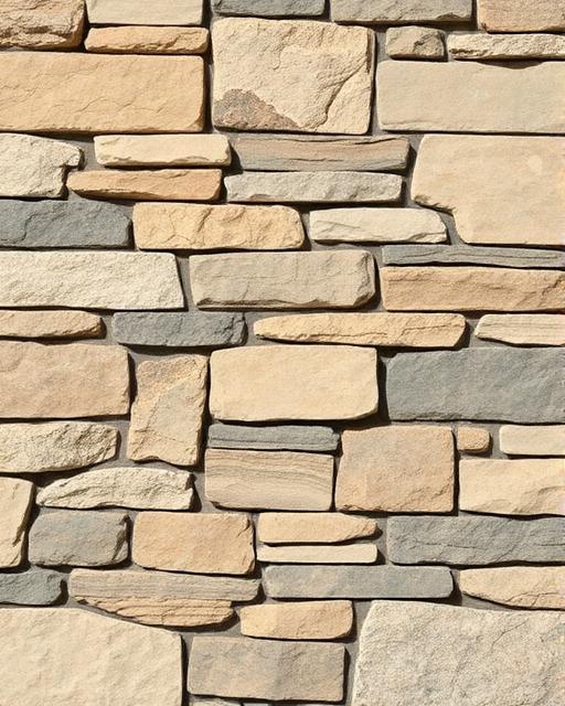 Rough Hewn stone ledger wall finish