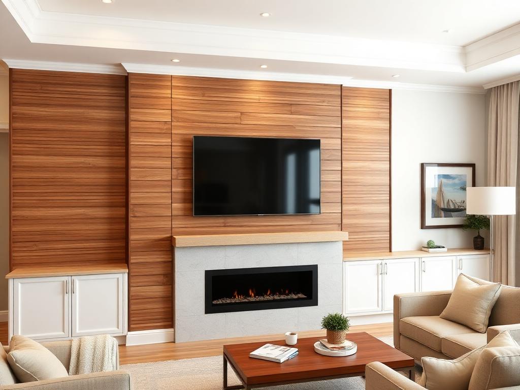 60" Linear Insert in a 10–12 ft wall room