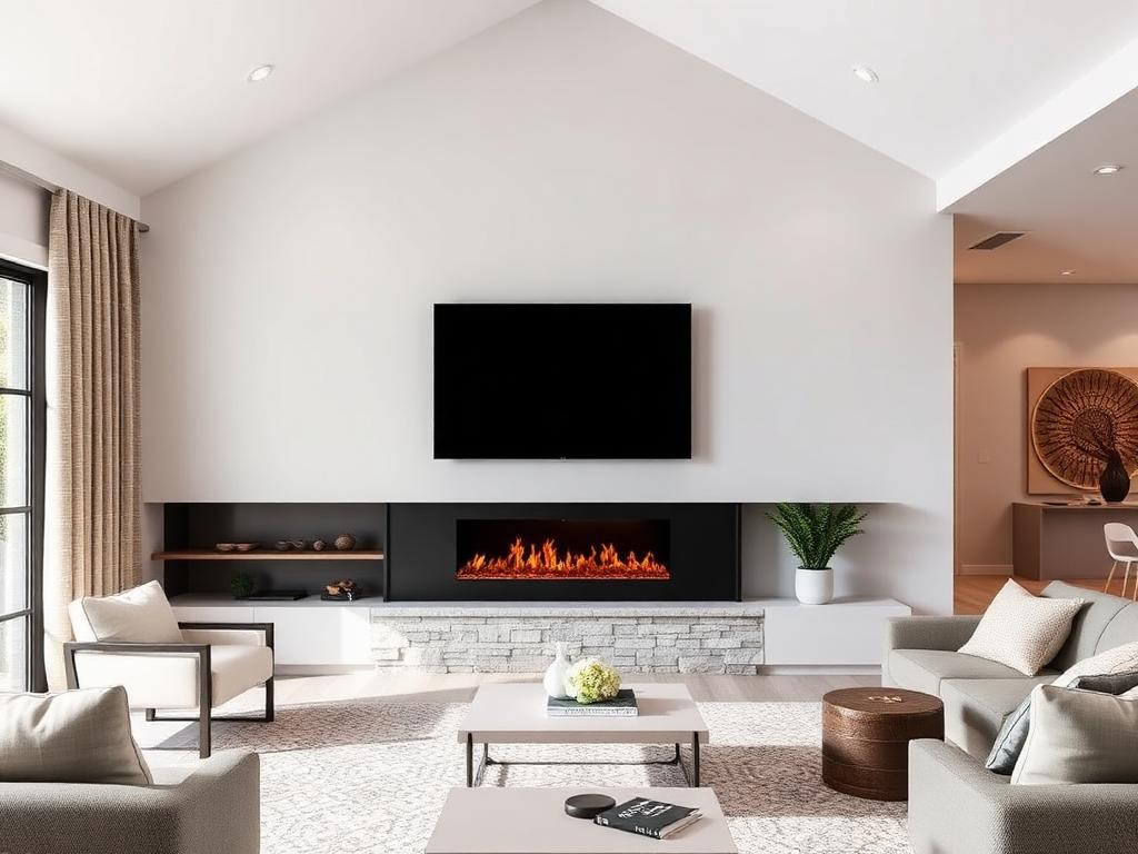 72" Linear Insert in a 12–14 ft wall room