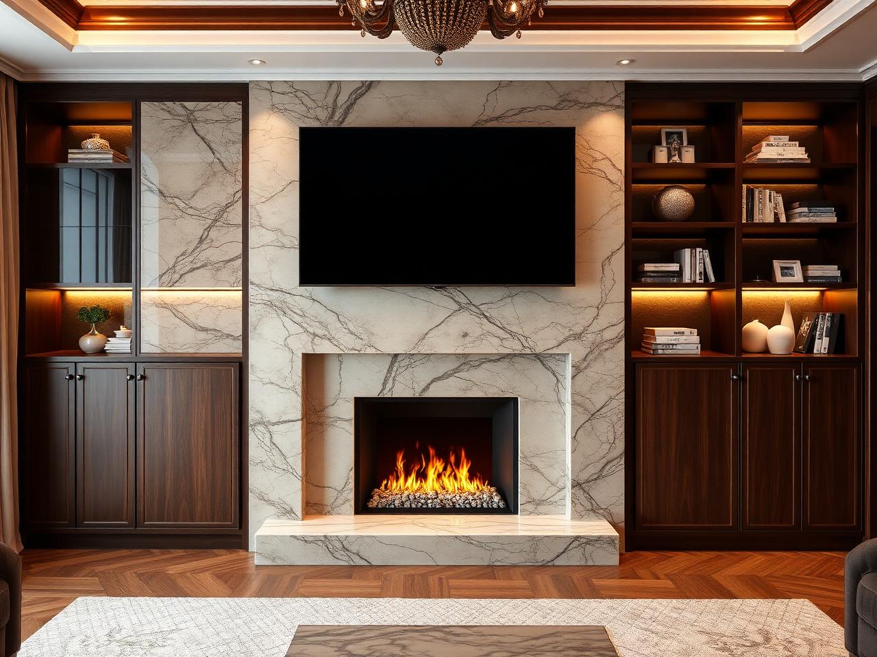 Bespoke luxury media wall example 2