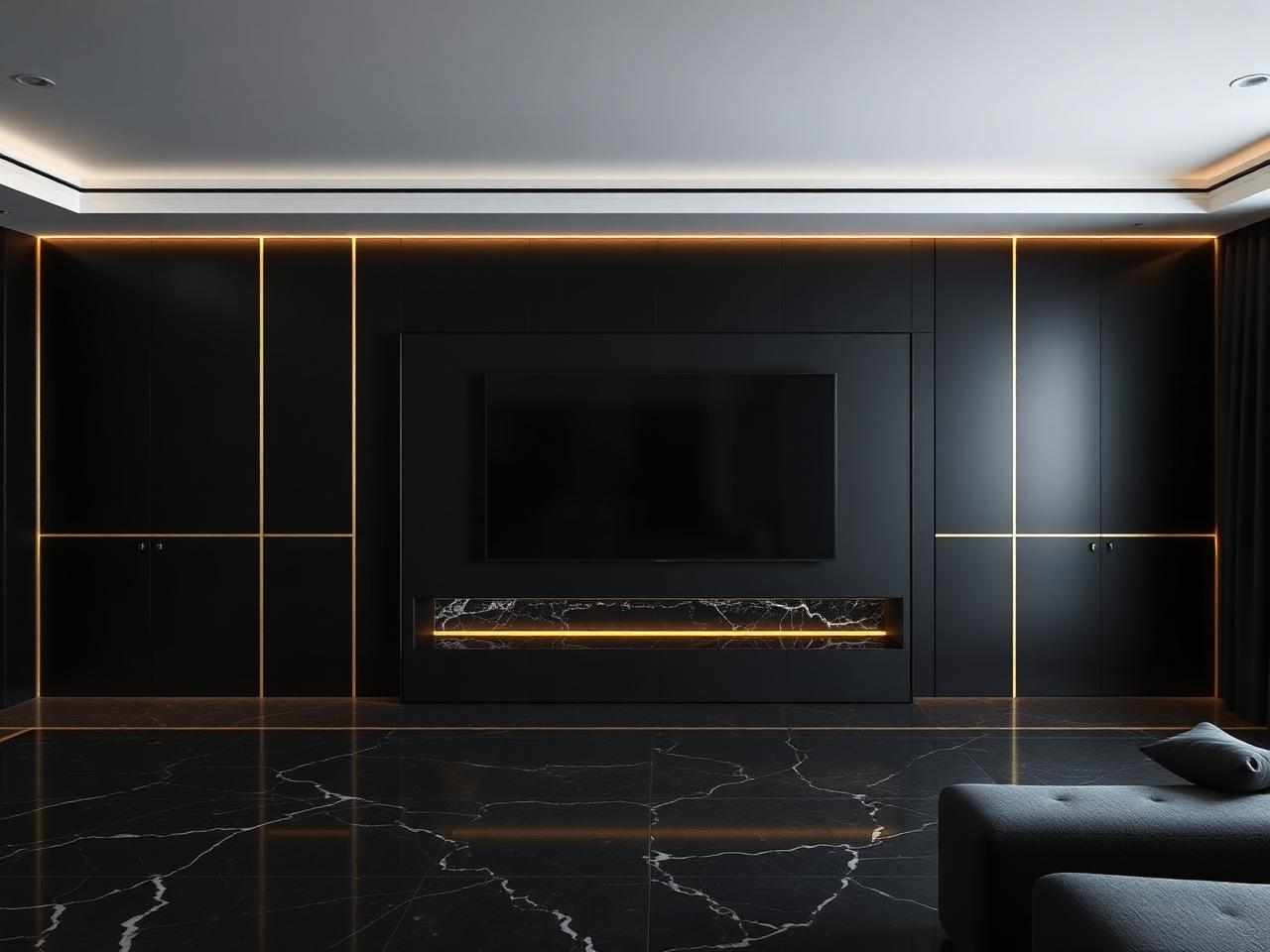 Bespoke luxury media wall example 4