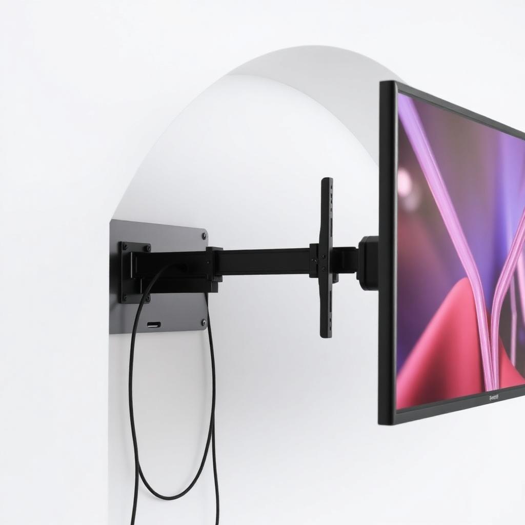 Reinforced TV Mounting: