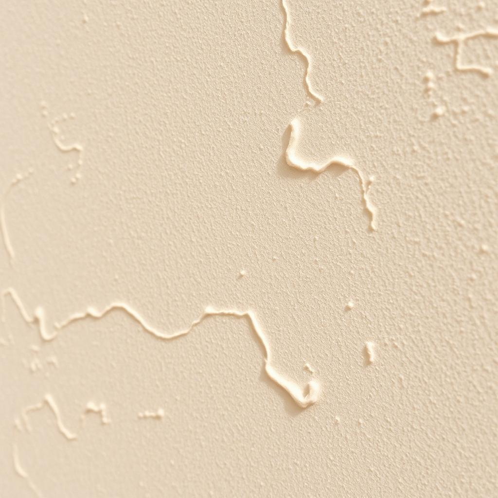 Hand-Troweled Plaster Finish: