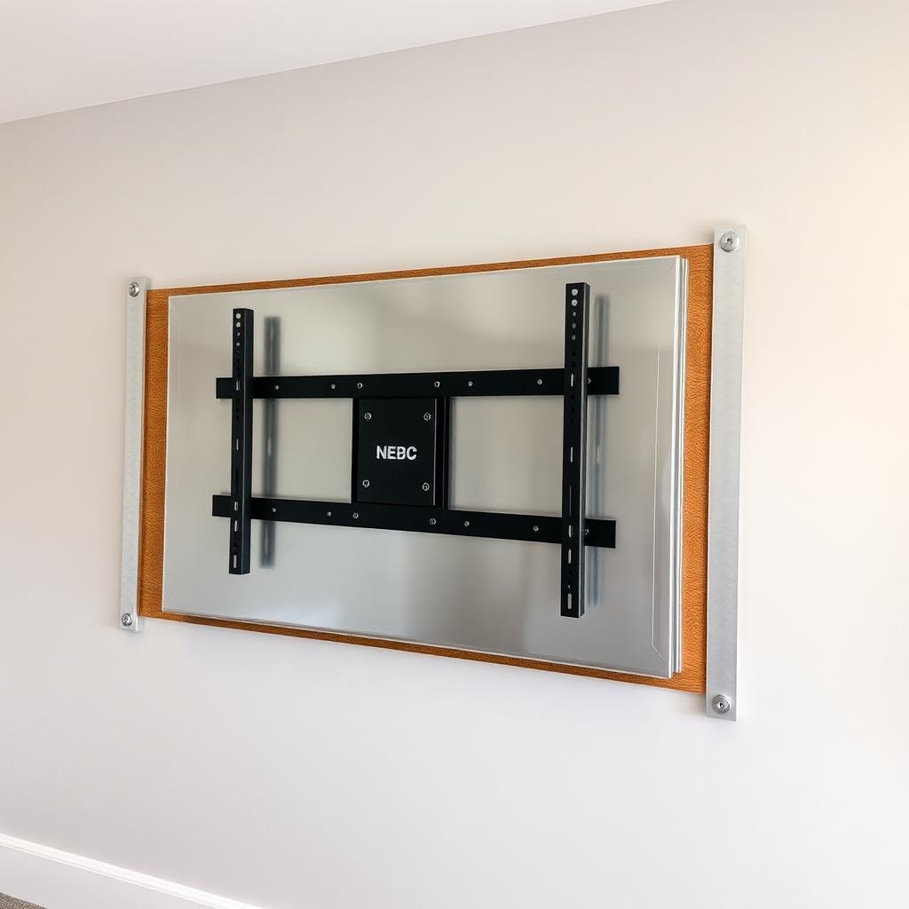 Reinforced TV Mounting: