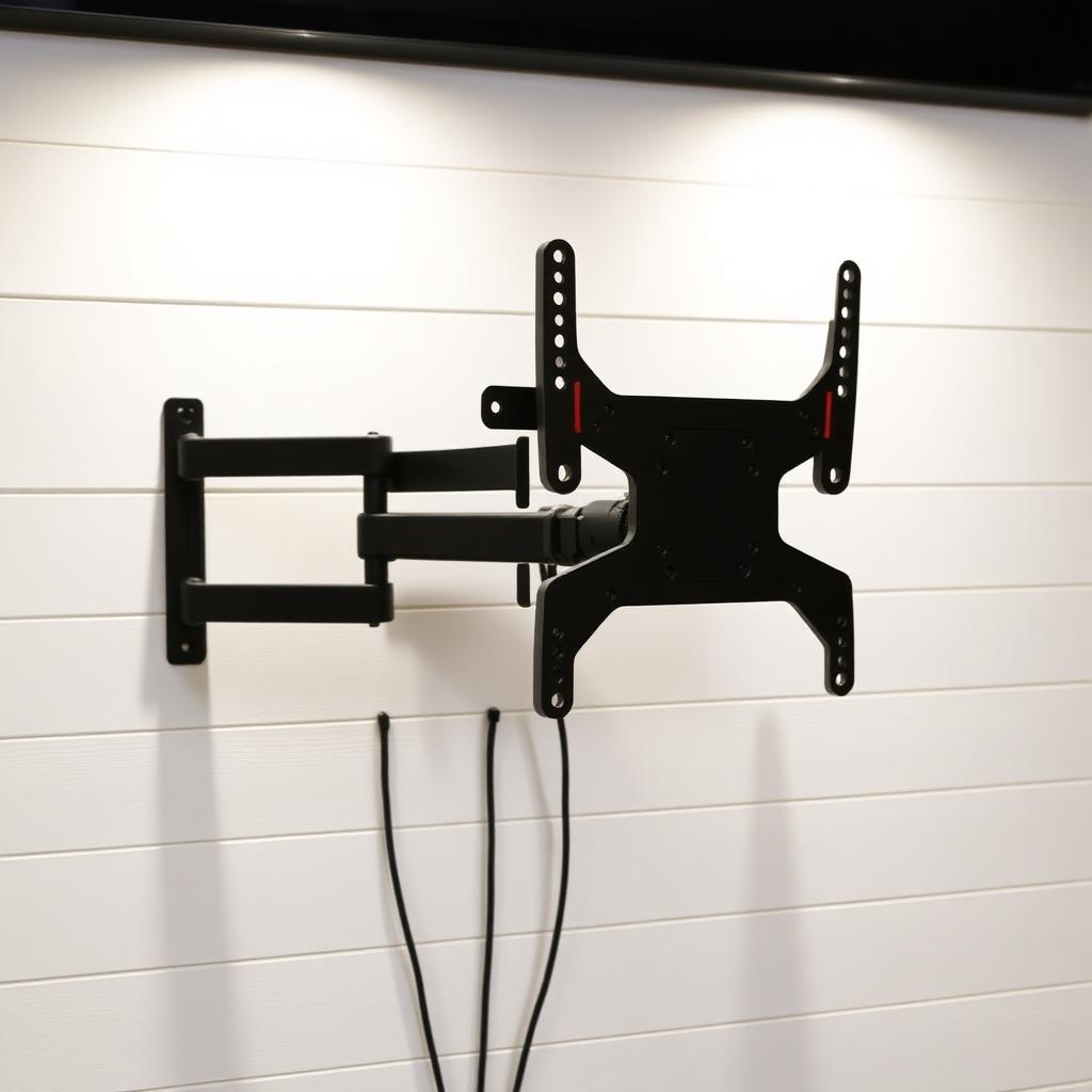 Reinforced TV Mounting: