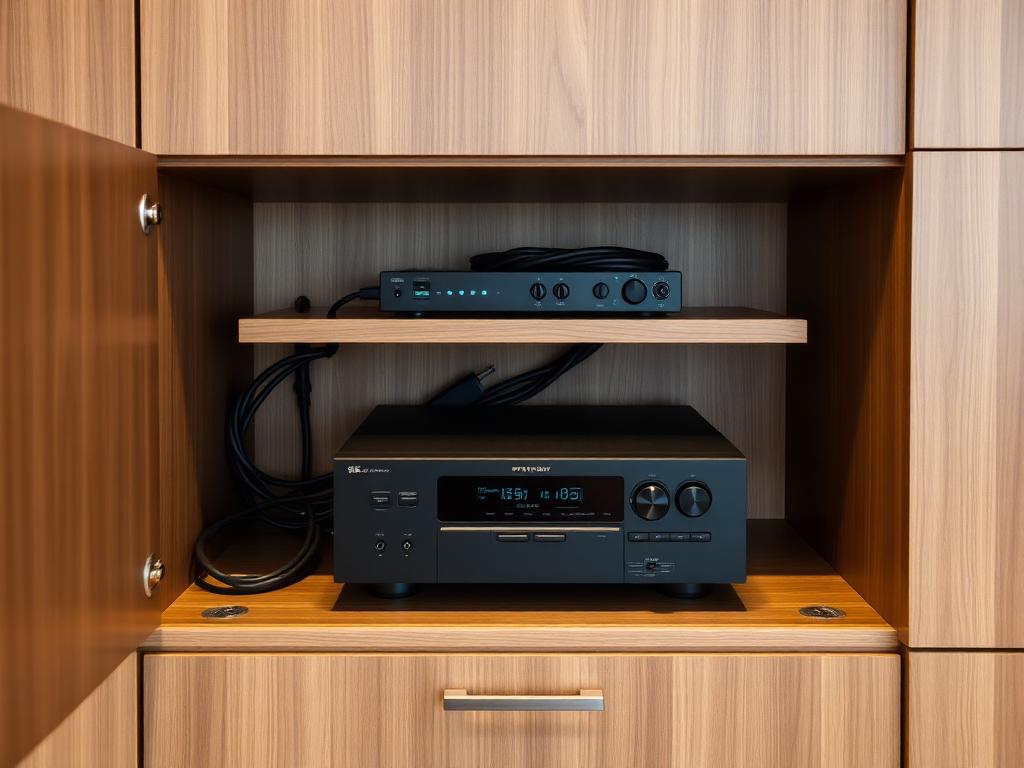 Concealed Smart Hub Cabinet