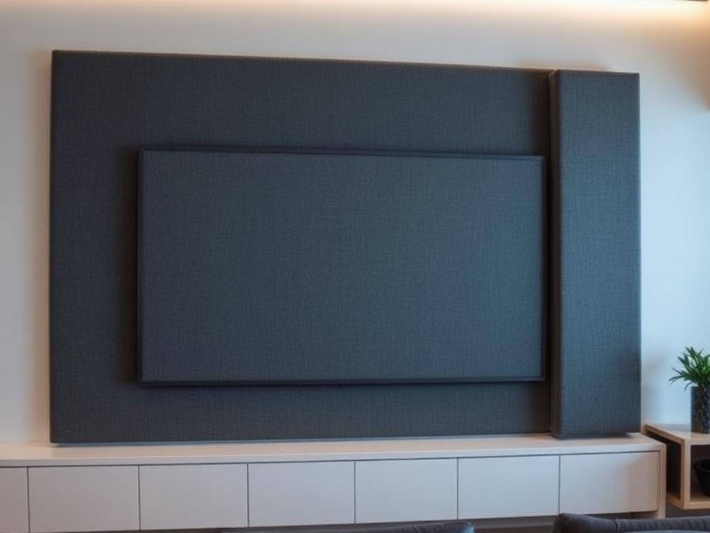 Amazon Alexa smart home platform integrated into a custom media wall